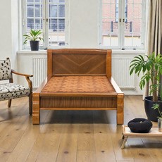 [착불]퍼보 서랍형 빗살 확장형 황토흙침대 싱글 S 원목침대, 네추럴