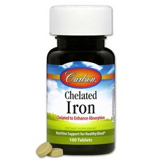 Carlson 螯合鐵片, 1個, 100 件
