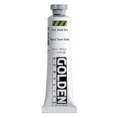 GOLDEN Heavy Body Acrylics Terre Verte Hue 2 fl. oz. Tube Professional Acrylic Paint Transpar