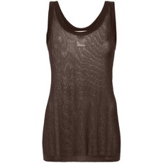 르메르 fine-ribbed seamless tank top