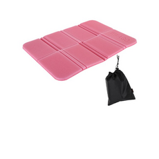 WWAGO 인포켓 사이즈 멀티 휴대용방석 + 파우치 세트, 핑크
