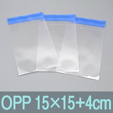 OPP봉투 15X15+4cm (200매)