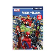 Look and Find : Heroes and Villains Marvel Spider-man Avengers Guardians and More!