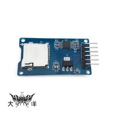 Micro SD/TF卡模組 讀寫卡器 SPI接口, 1個