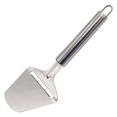 기구 휴대용 커터 주방 스테인리스 스크레이퍼 햄 액세서리 슬라이서 대패 치즈 스틸 버터 나이프 초콜릿 강판, 라이트 그레이, 1개