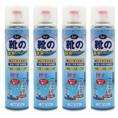 TAMURA 鞋襪消臭抗菌噴霧, 4瓶, 360ml