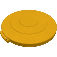 쓰레기통 원형 뚜껑 20갤런 쓰레기 또는 재활용 노란색, Orange, 10 Gallons/ (Pack of 1)