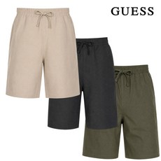 게스 남성 린넨 반바지 여름 데일리