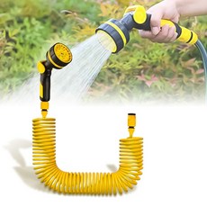 세차분사기 물뿌리개 10M 베란다 스프링 청소 물호스 56769ea 1(PC)