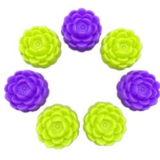 꽃 모양 실리콘 케이크 틀 초콜릿 컵케이크 라이너 주방 베이킹 도구, 1개, 1. 53-5cm