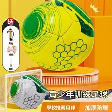 【全網低價】廠家正版活動 學校學生兒童青少年成人標準比賽5足球, 5號經典白綠加厚2.7,單球