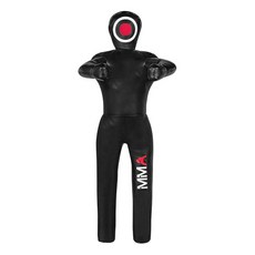 성인용 그래플링 더미 BJJ 유도 레슬링 스탠딩 포지션 브라질 주짓수 MMA 스파링 자기 방어 훈련 비닐 더미 - 채워지지 않음 블랙 블루 1.8m 6피트 - 177.8cm 7