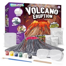 두뇌발달 교감 고고학 용 마술 과학 실험 키트 수제 DIY 비누 스팀 교육 장난감 선물, [02] Volcanic Eruption