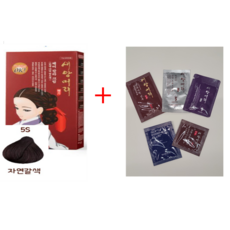 [새앙머리] 다빛헤어 컬러 새치염색약(60g+60g) 구매시 새앙머리상품 각종 샘플증정, 5S/ 자연갈색, 120g, 1개