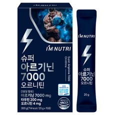 아임뉴트리 슈퍼 아르기닌 7000 오르니틴 레몬맛 액상스틱, 1개, 300ml