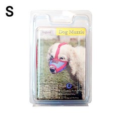 典贊創意 防咬叫透氣網布狗嘴套 寵物防誤食口罩 狗狗透氣網狀面罩, 詳見包裝, 詳見包裝, S
