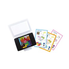 엄마표 홈스쿨링 IQ구슬퍼즐+교재3권 성취력 패턴 기초학습 아이큐, 14피스, 1세트