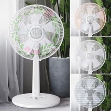 안전망 보호망 선풍기망 커버 대형 써큘레이터 덮개, 1개, 플라워