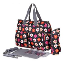 多功能大容量媽咪包 旅行包 單肩斜背包 待產包, 法國小花