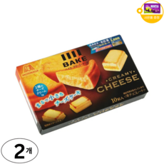 돈키호테 모리나가 베이크 크리미 치즈 크림 쿠키 사은품 추가증정, 38g, 2개