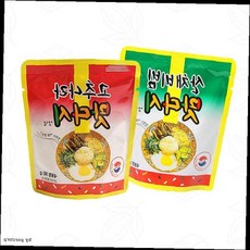 즉석라면 비빔소스 파우치형 산채나물 계란후라이 가정용 간편조리 양념장, 1개, 고추나라 맛다시 90g