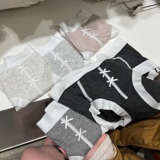 韓國東大門 純棉內褲 生理褲 超級舒服 彈力大 回購款, 一般(黑灰)