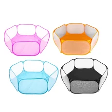 倉鼠放風池 輕巧便攜 多色可選 寵物安全玩樂空間, 黑色, 1個