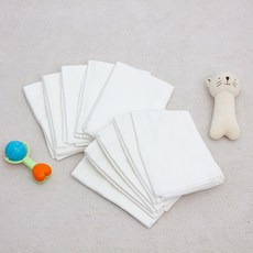 베이비스토리 대나무 천기저귀, 10개, 단색