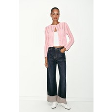 ZARA 자라 포인텔 니트 재킷 - 로즈핑크 121022