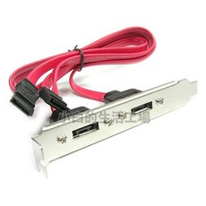 小白的生活工場 PCI SATA轉E SATA外接檔板CBL-006, 1個