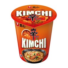 農心 爽口熊龍麵杯麵, 1個, 杯麵-農心辛白菜杯麵75g