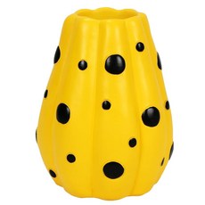 MYFLOCY 꽃용 호박 꽃병 할로윈 호박 꽃병 센터피스 테이블 장식 가을 호박 화분 홈 데코용 (오렌지 블랙 서클), MYFLOCY 꽃용 호박 꽃병 할로윈 호박 꽃병 센터피