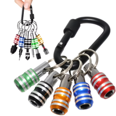 원터치 비트 홀더 5PCS 퀵체인지링 육각비트홀더 세트, (인벤트)칼라비트꽂이5PCS