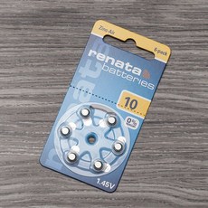 【廉售】三重 大人氣 瑞士 renata ZA10 助聽器 鋅空氣 電池 德國製, 1個