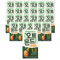 롯데 오트몬드 영양 오트밀크 아몬드 라떼 24팩, 24개, 190ml, 1세트