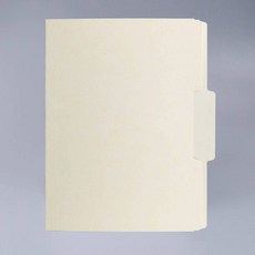 A4 마닐라 파일폴더 문서보관 분류 서류철 종이파일, 1개, Letter 미들 단일 레벨 페이지 나눔