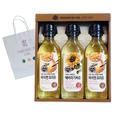 CJ 백설 식용유 선물세트 5호 요리유 해바라기씨유 dhy*24662RD