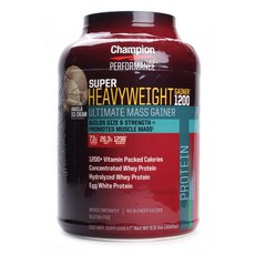CHAMPION NUTRITION 超重量級 Gainer 1200 香草奶油, 1個, 3000克