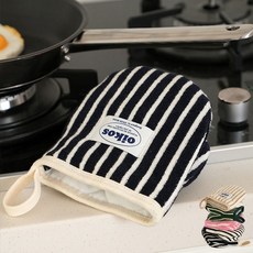 오이코스 테리 타월 주방장갑(1P) 국산 패브릭 부드러운촉감 키친글러브, 네이비, 1개