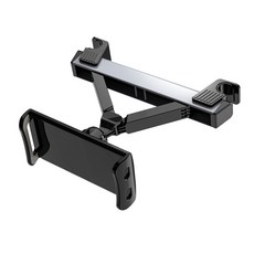 車載後座支架 平板電腦支架 汽車頭枕手機架 車用後座支架 車載後枕支架 伸縮支架 平板 後座觀影卡扣式磁吸支架, 升級後座支架, 1個