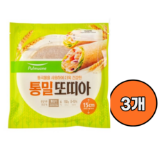 풀무원 통밀 또띠아 15cm 6개입 150g 아이스박스 포장, 3개