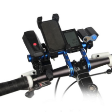 루체트리 연장봉 전동킥보드 자전거 핸들 악세사리 거치대 확장봉 바이크, 더블손잡이