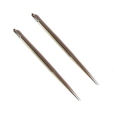 룰라올리우 티타늄 말린 스파이크 패러코드 바늘 도구 및 로프 스플라이싱용 매듭 묶기 남성에게 이상적인 보트 선물 (1Pcs 삼각 천공), 2Pcs Triangular Perforation