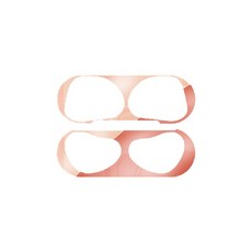 AirPods 防塵貼 AirPods 4 3 耳機防塵貼 防塵貼片 保護貼 蘋果耳機 4 3代 金屬保護貼, AirPods 3 玫瑰金, 1個