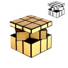 미러큐브 매직큐브 3X3 큐브퍼즐 33큐브, 골드, 골드, 실버