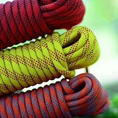 매듭연습용로프 M단위판매 고강도밧줄 캠핑 숲체험 수목관리 산업용 튼튼한 다용도 로프, 레드