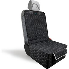 자동차용 메긴크 앞좌석 커버 측면 플랩이 있는 방수 카시트 프로텍터 트럭 밴 SUV 세단용 600D 패브릭 개 차량 내 반려견용 미끄럼 방지 스크래치 시트 커버