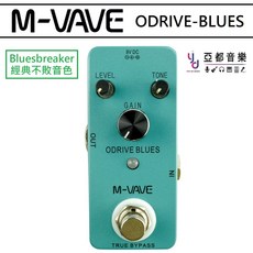 M-VAVE ODRIVE-BLUES 藍調 Bluesbreaker 90s 過載 破音 單顆 效果器
