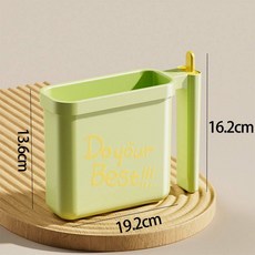 뽀글이 용기 라면기 해외 여행 식기 봉지라면 거치대, A. 말차그린1개포크