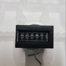 機械式碼錶計數器，適用於娃娃機、大型電玩，直流12V供電，六/七位數顯示，精確記錄運作次數, 1個